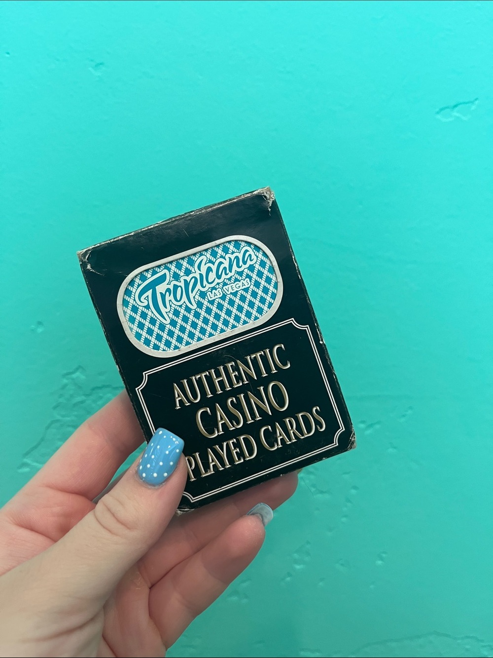 Authentic Tropicana Casino Played Cards
